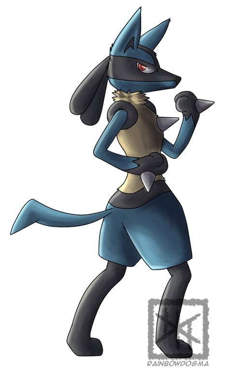 Lucario For 2mickennxtre68 By Rainbowdogma On Newgrounds