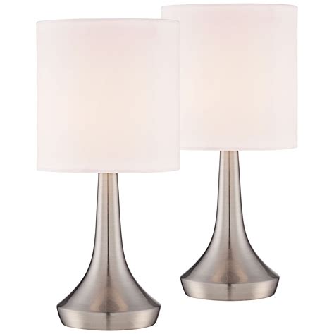 360 Lighting Modern Small Accent Table Lamps 13 High Set Of 2 Touch On