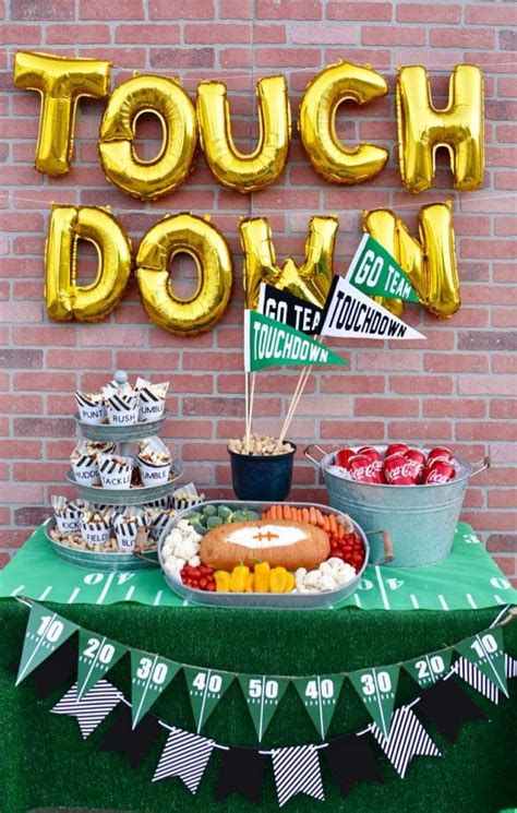 Instantly download this huge spy party printables, invitations & decorations package for your secret agent or spy theme birthday party. How To Create a Football Themed Party That Will Score With ...