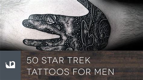 Star trek nemesis movie temporary tattoo official 2002 film promo item new spock. 50 Star Trek Tattoos Tattoos For Men - YouTube