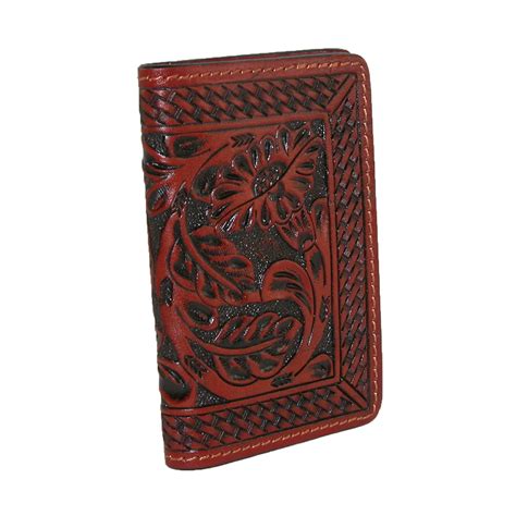 Discover our collection of leather card holders. Mens Leather Tooled Business Card Holder by 3 D Belt ...