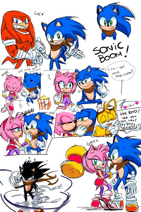 Some More Sonic Boom Sonic And Amy Sonic Boom Sonic The Hedgehog Sonamy Comic Sonic