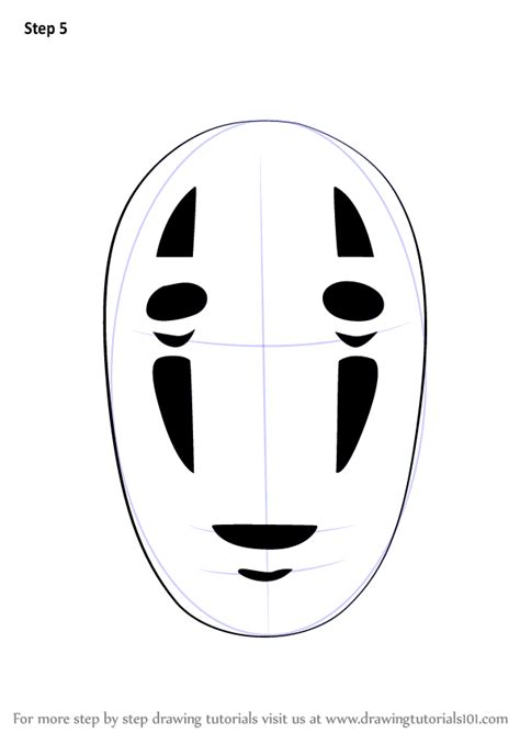 Learn How To Draw No Face From Spirited Away Spirited Away Step By