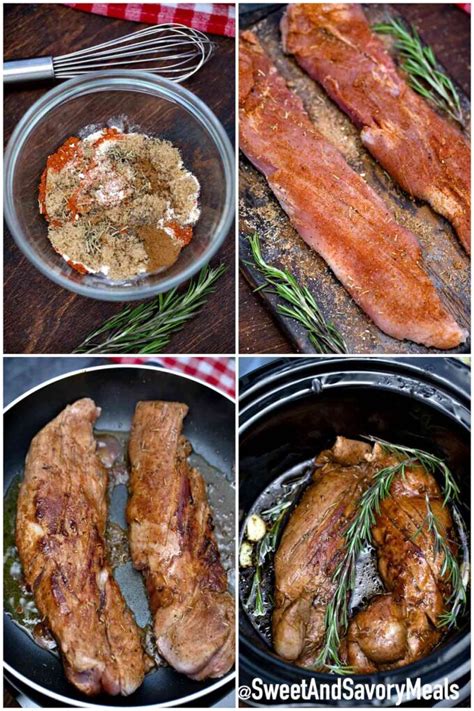 You can even cook it in your slow cooker. Crock Pot Pork Tenderloin Video - Sweet and Savory Meals