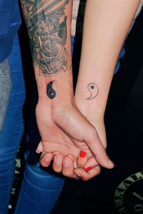 Female, moon, shadow, subtle, soft, intuitive, earth 250 Matching Couples Tattoos That Symbolize Your Love ...