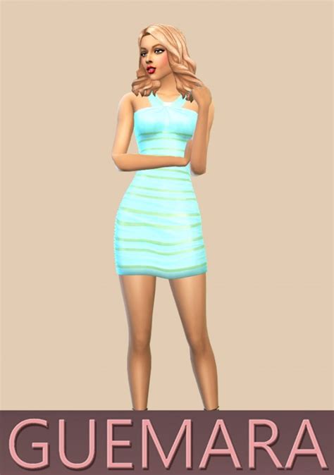 Guemara Bandage Dress Sims 4 Downloads