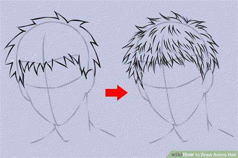 To draw hair, you must paint very lightly. Anime Boy Hair Drawing at GetDrawings | Free download