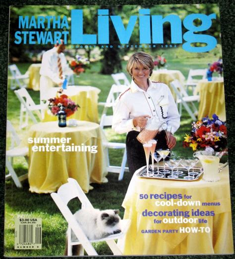 Martha Stewart Living 9 Summer Entertaining August September 1992
