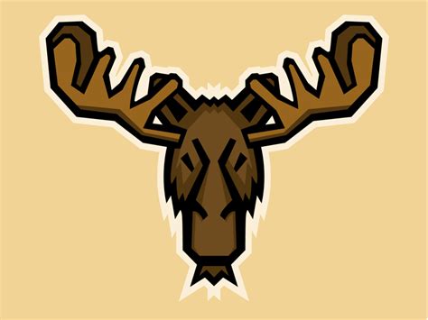 Moose Mascot Logo By Dustin Searle On Dribbble