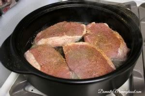 Crock Pot Pork Chops Smothered In Mushroom Soup Recipe Domestic Mommyhood
