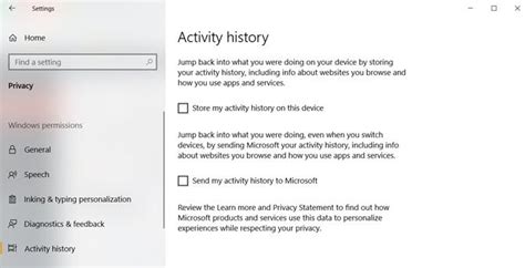 How To View And Clear The Windows 10 Activity History Activities