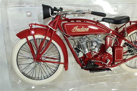 Indian Scout Motorcycle Die Cast Motorcycle By The Franklin Mint Ebth