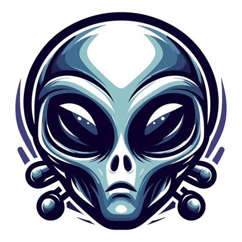 Premium Vector Alien Head Mascot Vector Illustration On White Background