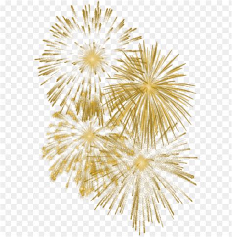 Fireworks Clipart Gold Fireworks Gold Transparent Free