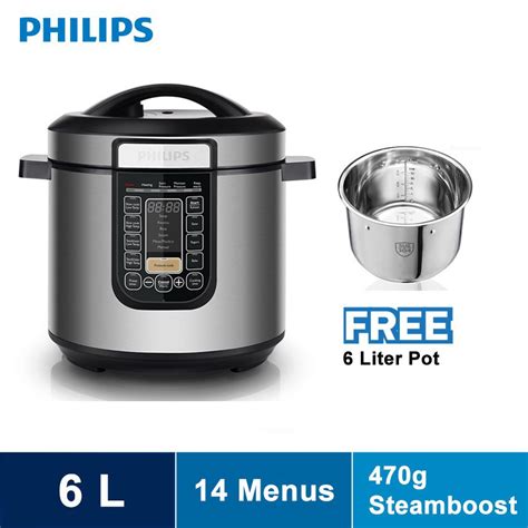 Dah dapat philips pressure cooker idaman hati kekny ni maka first dish yang kekny masak ialah macaroni. Philips Multi Cooker All-in-One Pressure Cooker HD2137 ...