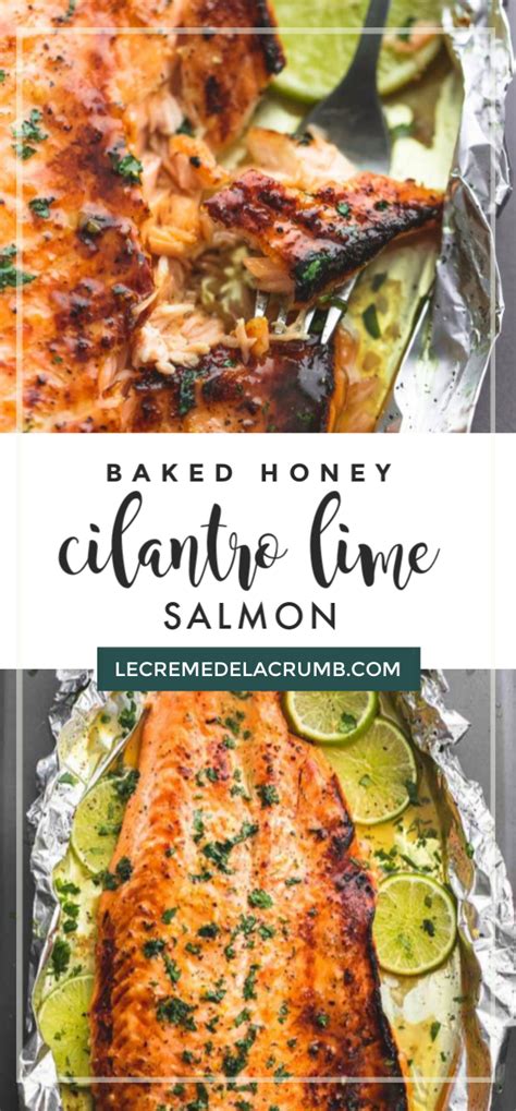Here's how to cook a delicious salmon fillet in the. Baked honey cilantro lime salmon in foil is cooked to ...