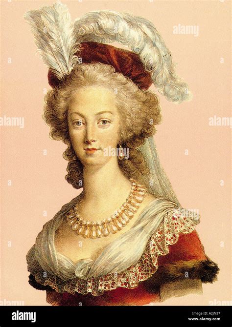 Marie Antoinette Queen Of France 1755 1793 Stock Photo Alamy