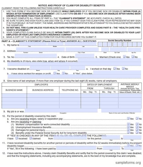 Print the form and bring it to your medical provider. New Jersey State Disability Form Ds 1 | MBM Legal