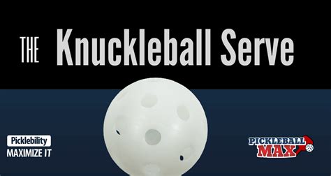 Check out these blog posts for more useful tips. The Pickleball Knuckleball Serve — Be the R.A. Dickey of ...