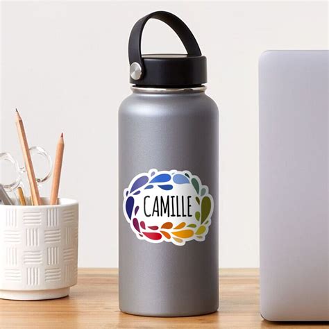 Camille Name Cute Colorful T Named Camille Sticker By Kindxinn