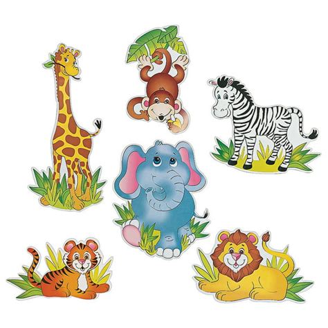 Jungle Animal Cutouts