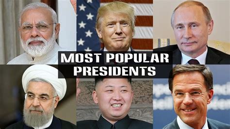 Top 10 Most Popular Presidents in The World - YouTube