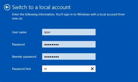 How To Change Windows 10 Microsoft Account To Local Account