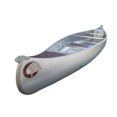 Canadian Canoe 15 Std2 Osagian Canoes 3 Person Gray Aluminum