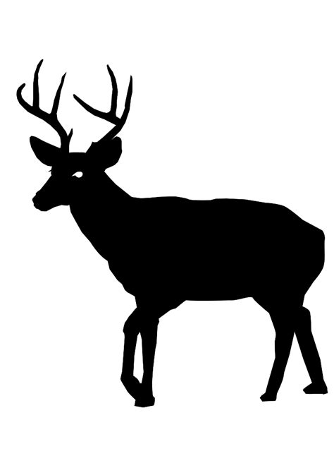 Deer Clipart Black And White Clipart Panda Free