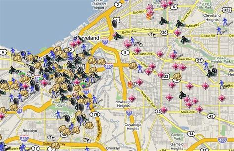 Spotcrime The Publics Crime Map Cleveland Crime Maps