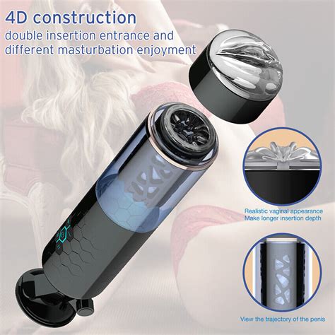 Male Masturbator Automatic Telescopic Penis Vibrator Stroker Cup Sex Machine Toy Ebay