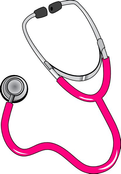 Pink Stethoscope Clip Art At Vector Clip Art Online