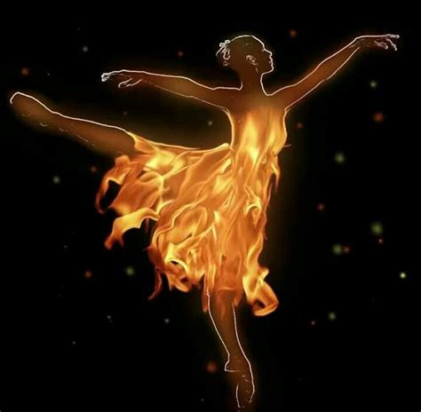 Anointing Dancing As In Fire Of Holy Spirit Prophetic Art