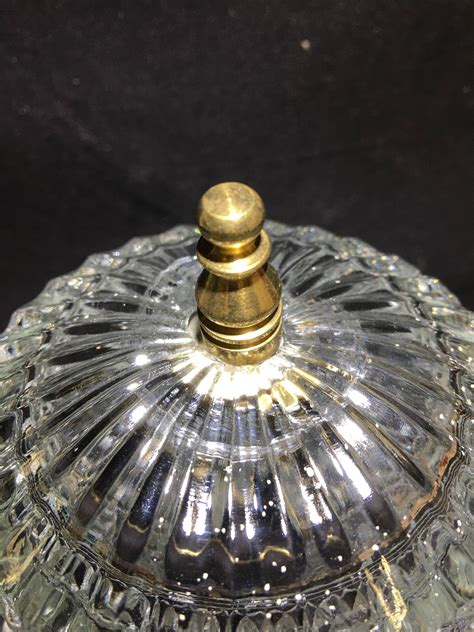 Vintage Cut Glass Convertible Lamp Shade