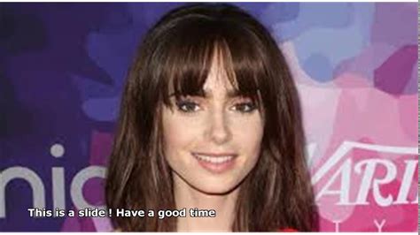 Lily Collins Singing Youtube