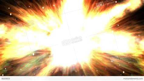 Digital Animation Of A Cosmic Explosion In 4k Stock