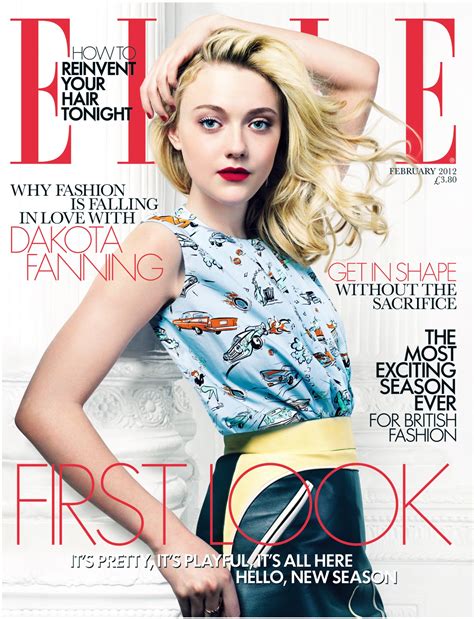 Dakota Fannings February Elle Cover South Molton St Style