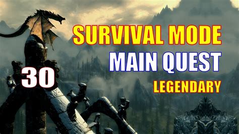Skyrim Survival Mode Walkthrough Main Quest Part 30 Battle At