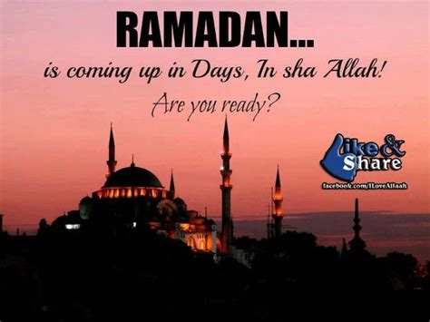 Celebrate the ramadan week and the glory of prophet muhammad. Ramadhan is coming up in days, in sha Allah. Are you ready ...