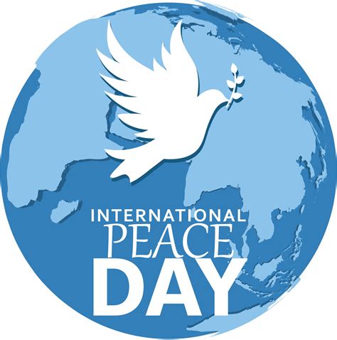 International peace day. Illustration concept present peace world