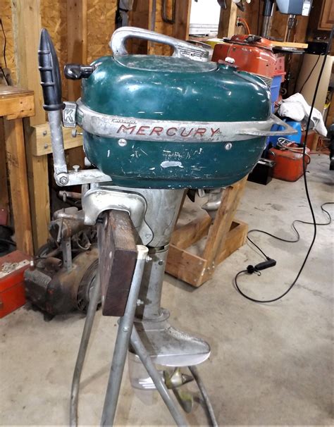 1955 Vintage Mercury Mark 5 Outboard Motor With Neutral Shift Etsy