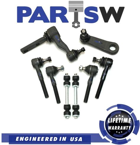 New 8pc Complete Front Suspension Kit For Ford F 150 F150 4x4 25