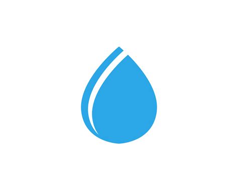 Water Drop Logo Template Vector Illustration Design 595839 Vector Art