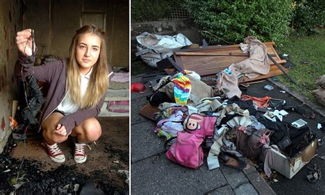 Hair Straighteners Left On Destroyed Teenage Girls Bedroom By Fire