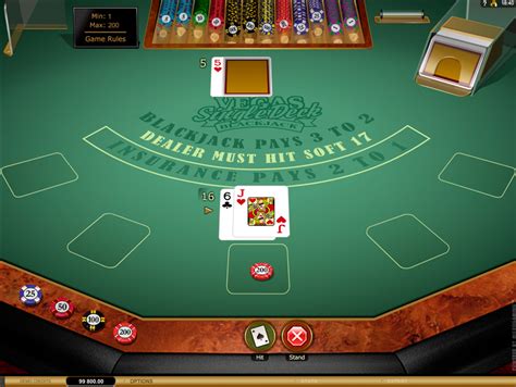 Play Vegas Single Deck Blackjack Gold Series Online Free Blackjack Games