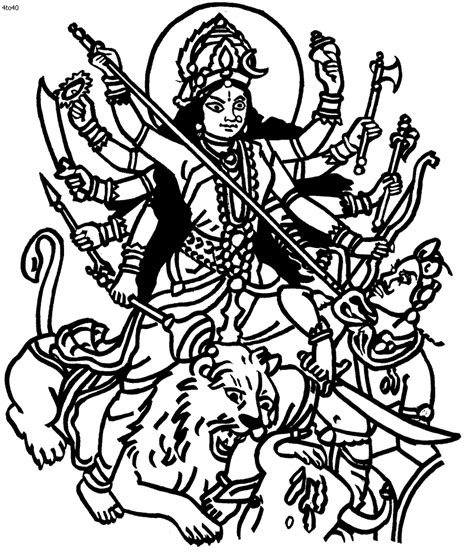 Lista Imagen Easy Drawing Of Durga Maa Step By Step El Ltimo
