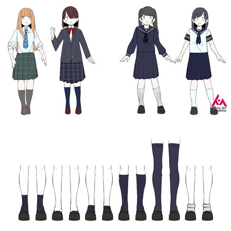 Anime Art Academy All About Japanese Girls School Uniforms Part 2