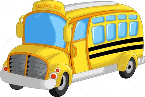 Cute Bus Cute School Bus Cartoon — Stock Photo © Starlight789 126453038