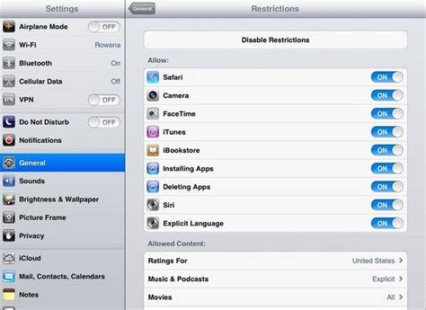 Enable Parental Restrictions On Your Ios Device Macworld