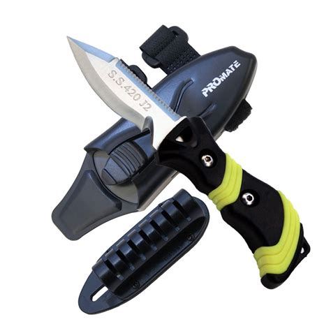 Promate Point Tip Bc Dive Knife 3 In Blade Kf270 Yellow
